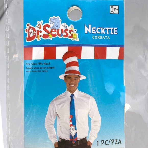 Dr. Seuss ~ The Cat In The Hat ~ Novelty Necktie - Picture 7 of 7